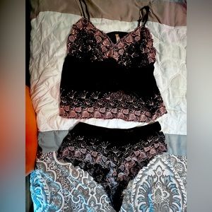 Vintage Cacique Pink Chemise Tank & Matching Panties 22/24 from Lane Bryant.